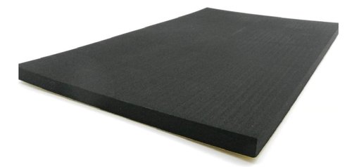 Zellkautschukmatte, schwarz  ca. 1 x 2 Meter x 10  mm
